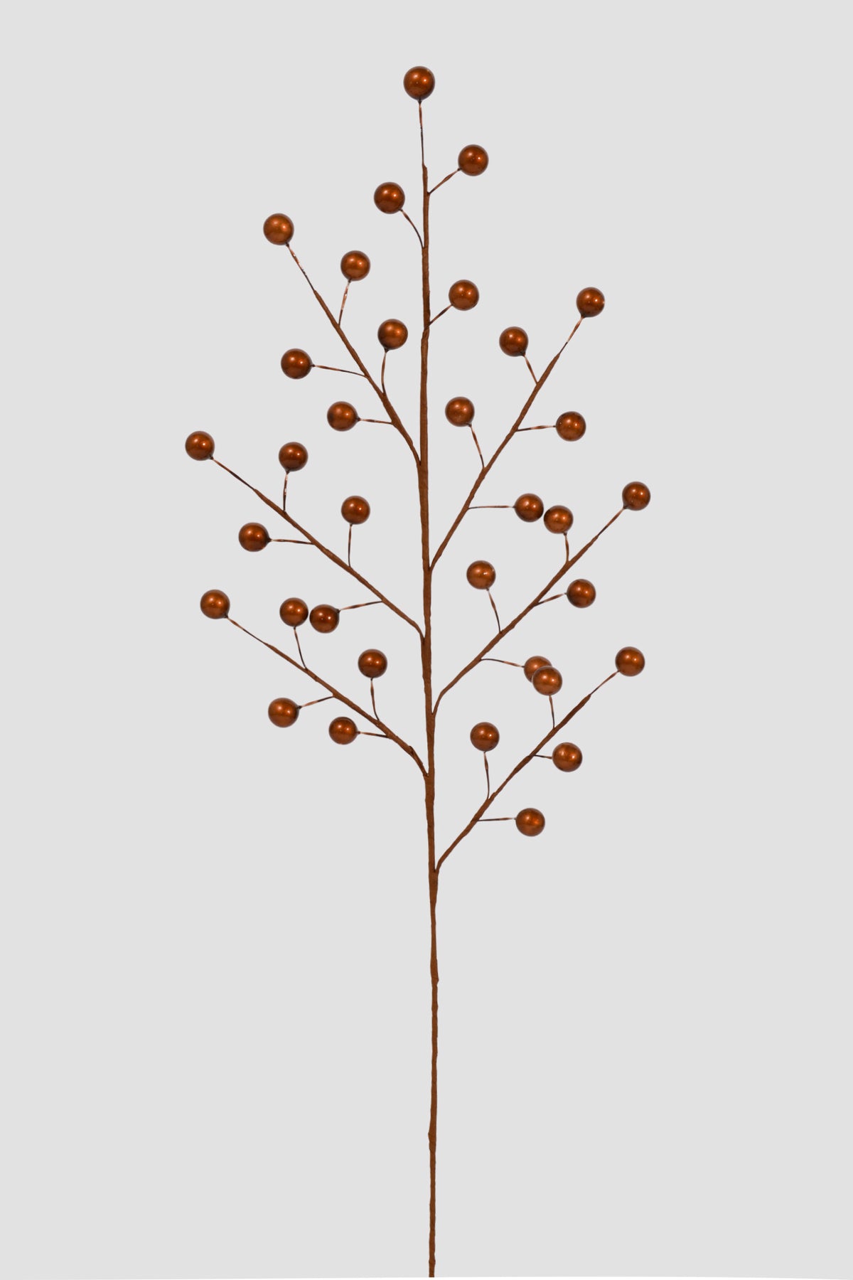 18" Metallic Berry Spray Brown Pkg/12