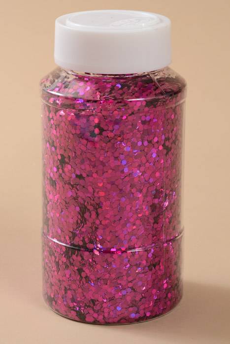 16oz X 0.125" Laser Glitter Fuchsia