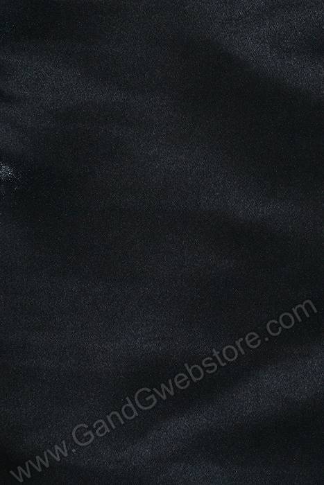 6" X 108" Satin Chair Bow Black Pkg/6