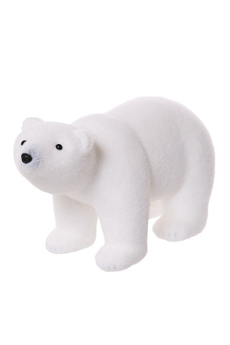 20" X 11" Walking Polar Bear White