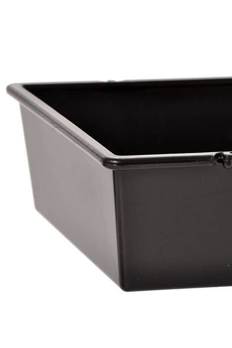 16" Rectangle Container Black