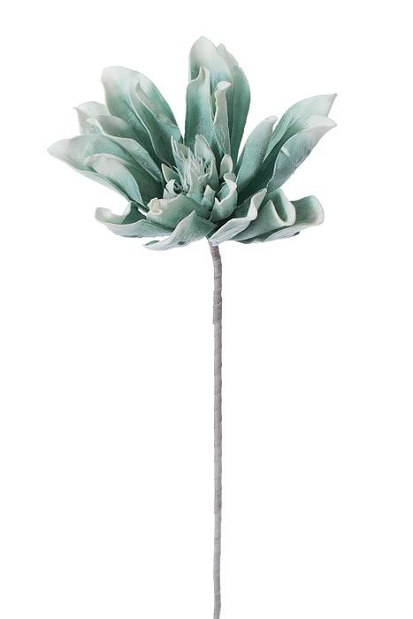 35" New Dahlia Stem Aqua Blue