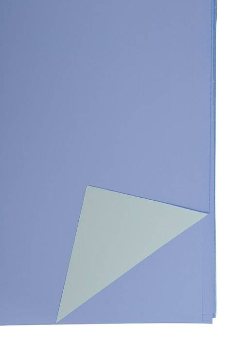22.5" 2 Tone Waterproof Wrapping Paper Blue/Light Blue Pkg/20