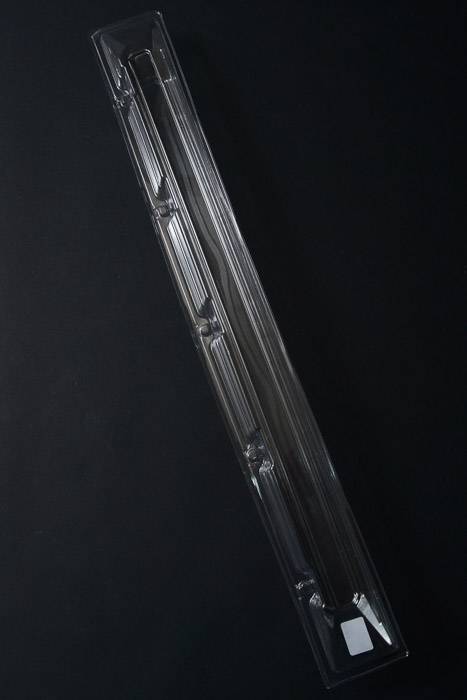 20" X 2" X 2" Small Single Stem Rose Box Clear (Pkg/12)