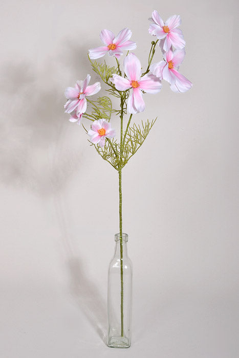 29.5" Silk Cosmos Spray Light Pink