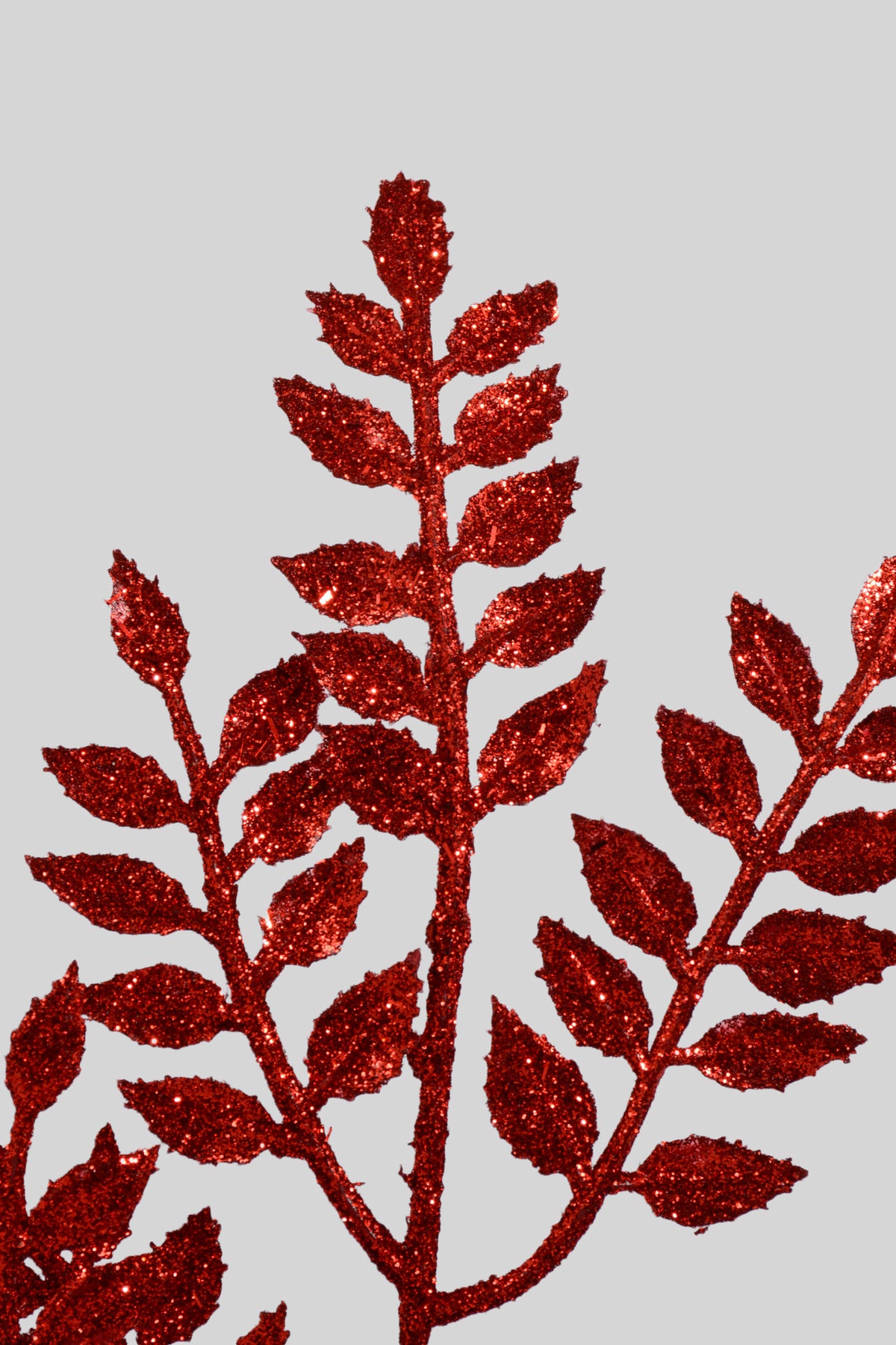 23" Glitter Ash Spray Red Pkg/6