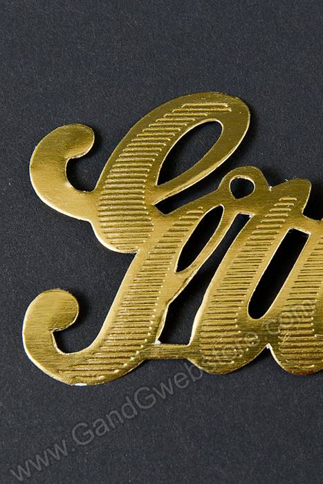 2" Large Paper "grandfather" Gold Pkg/10