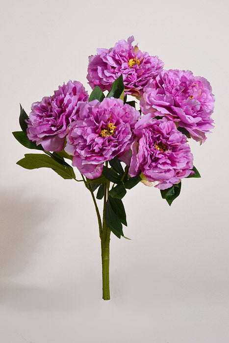 21.5" Silk Peony Bush Purple