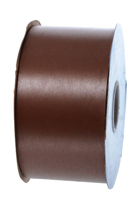 2.75" X 100yds Flora-satin Chocolate