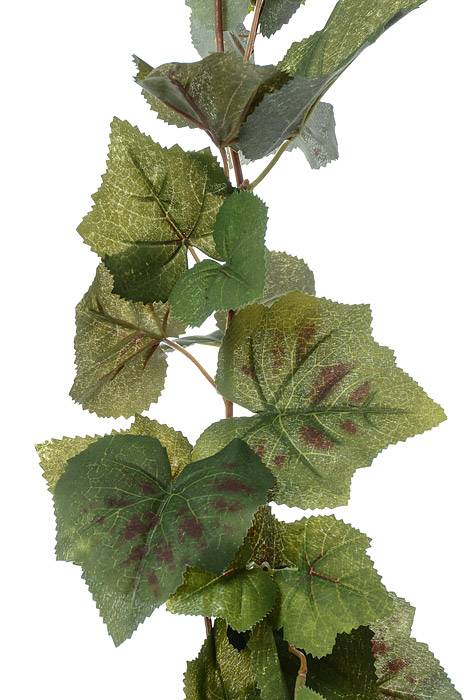 6ft Grape Leaf Garland Green