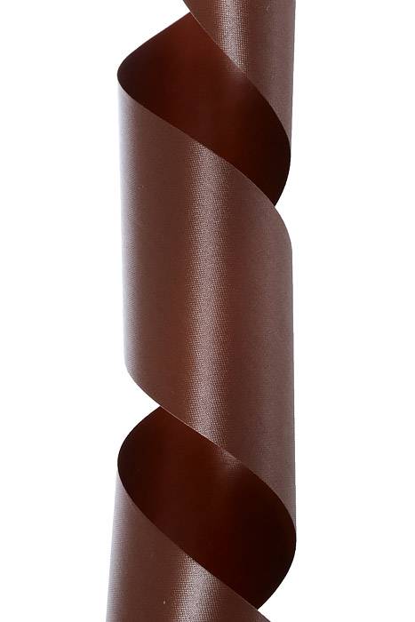 2.75" X 100yds Flora-satin Chocolate