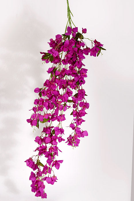 51" Artificial Hanging Bougainvillea Purple