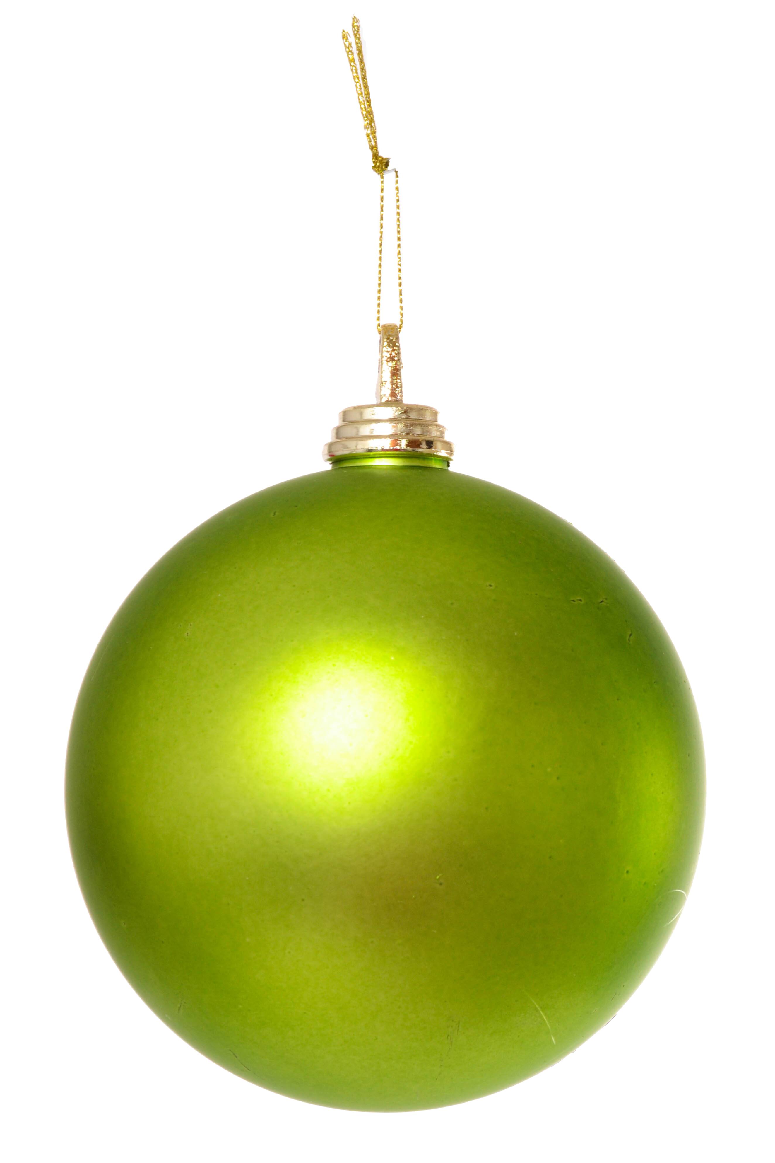 150mm Matte Plastic Ball Apple Green