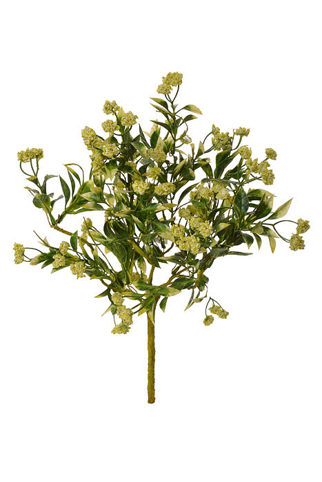 17" Mini Blossom Bush Cream
