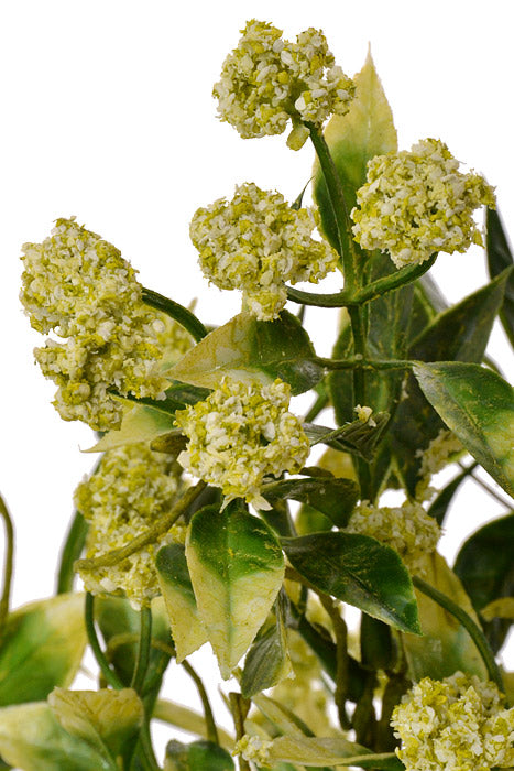 17" Mini Blossom Bush Cream