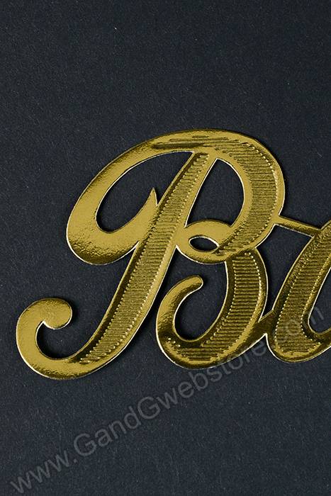 2.25" Large Paper "baby" Gold Pkg/10