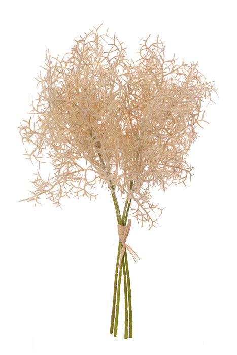 14.5" Flocked Grass Bundle Beige