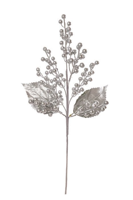 24.5" Berry Spray Silver