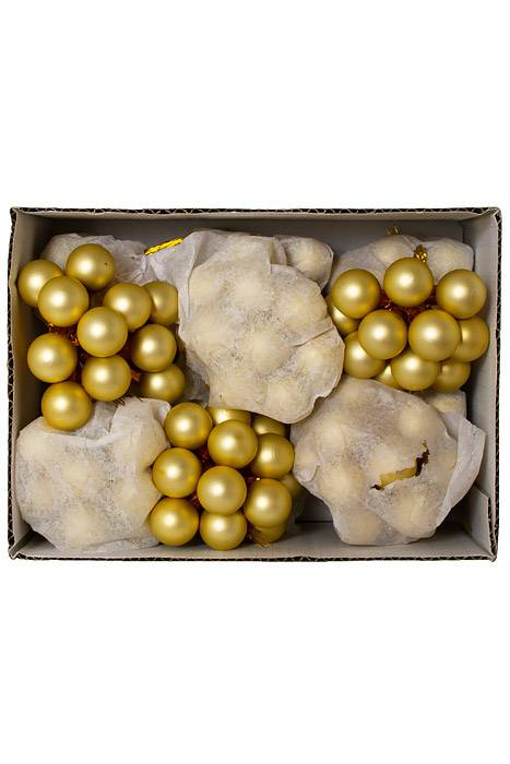 20mm Matt Glass Ball Gold Pkg/144
