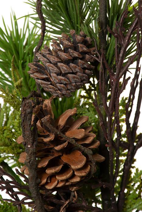 42" Natural Touch Mixed Spray W/cone Green