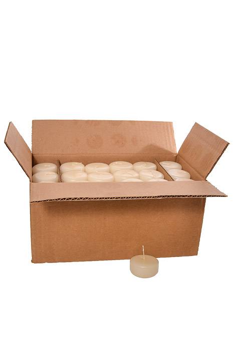 1.75" Floating Candle Disc Ivory Pkg/72