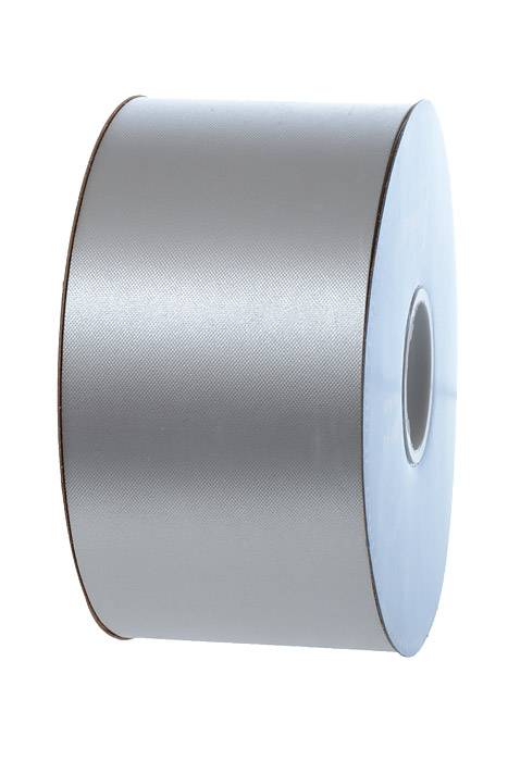 2.75" X 100yds Flora-satin Silver