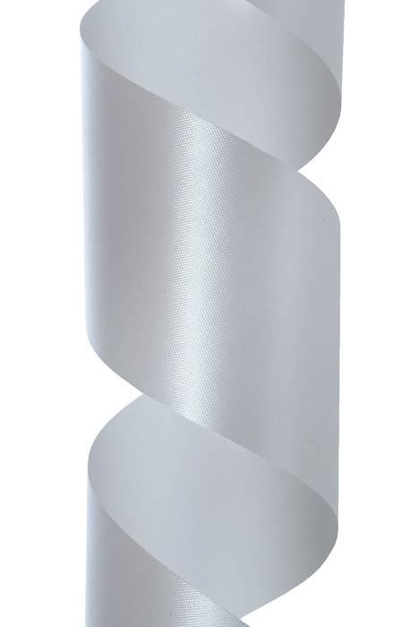 2.75" X 100yds Flora-satin Silver