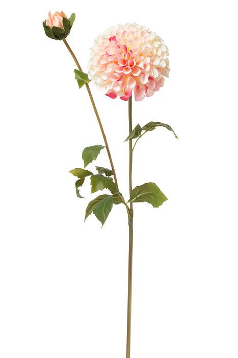 31" Silk Dahlia Spray Pink/cream