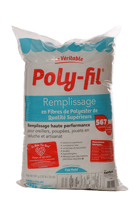 Fiber Fill Poly-fil Bag/20oz (White)