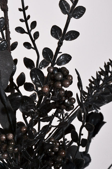 24" Mixed Halloween Spray Black