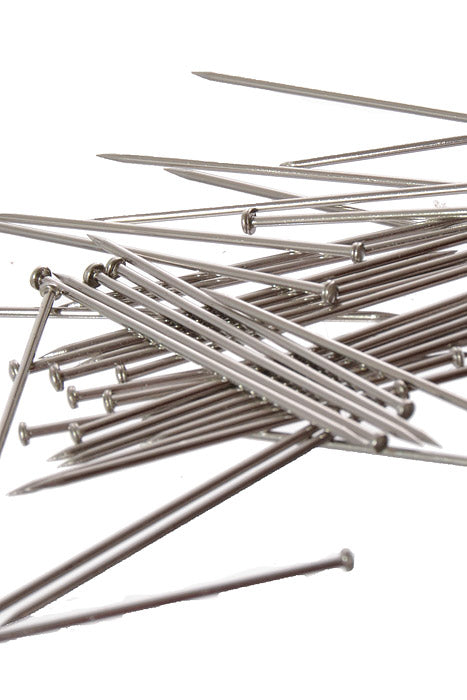 1-1/2" Steel Bank Pins Silver 1/2Lb