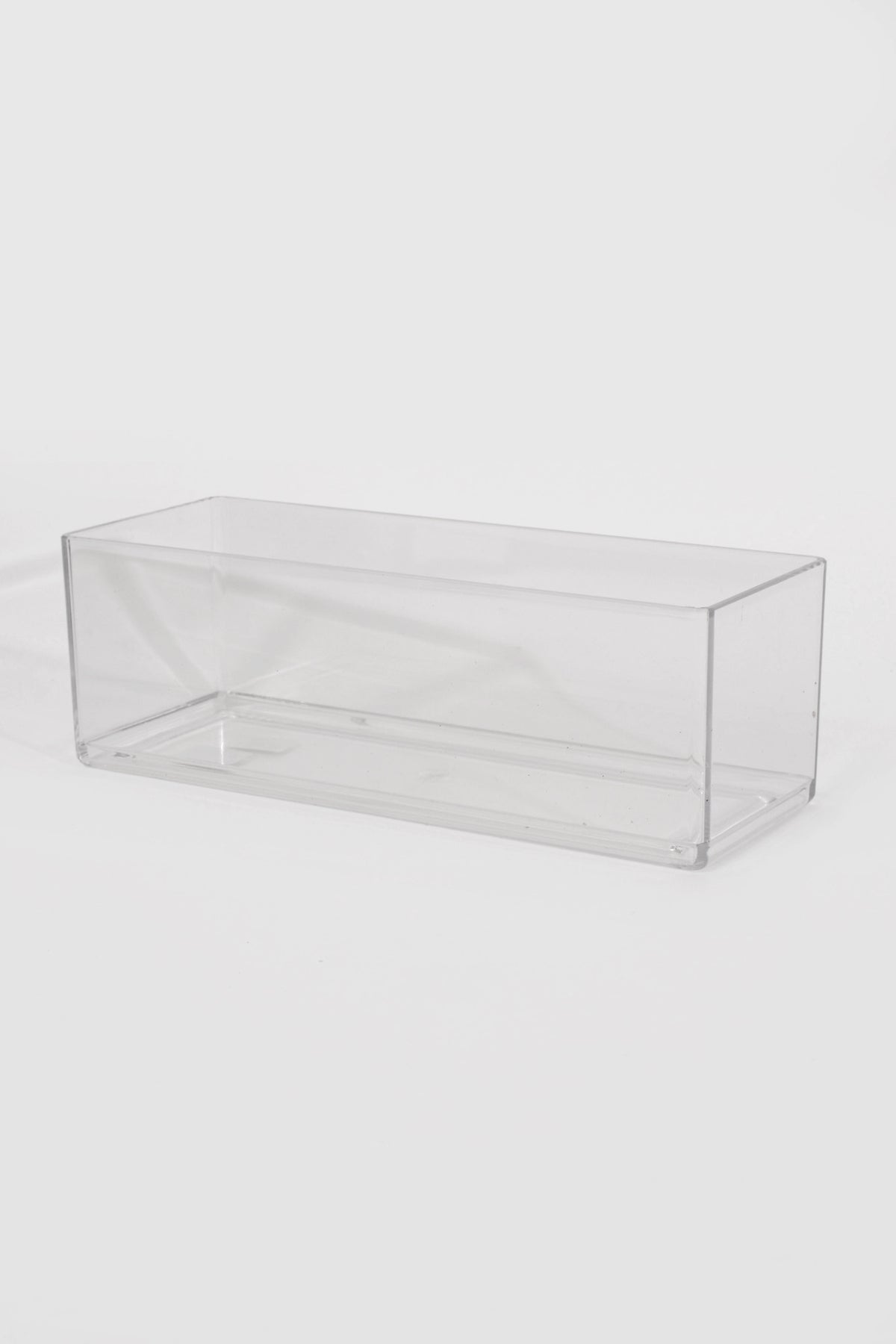 4.5" X 12" X 4" Rectangular Vases Clear