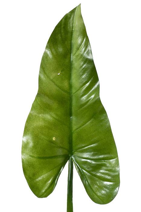 31" Calla Lily Leaf Spray Green