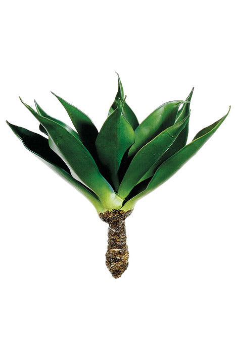 15" Artificial Agave Plant Green