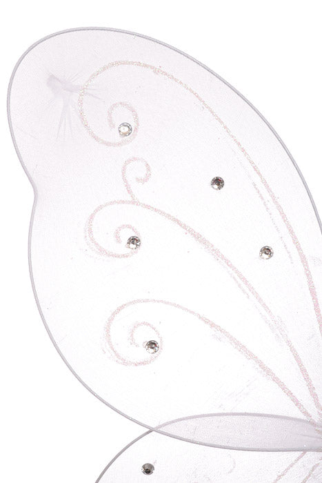 22" X 15" Butterfly White