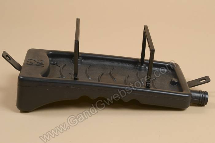 12" X 6.5" Spray Bar Tray Black