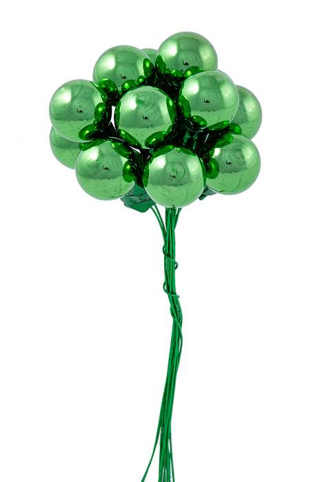 16mm Gloss Glass Ball Green Pkg/288