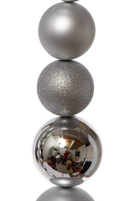 73" Necklace Garland Silver