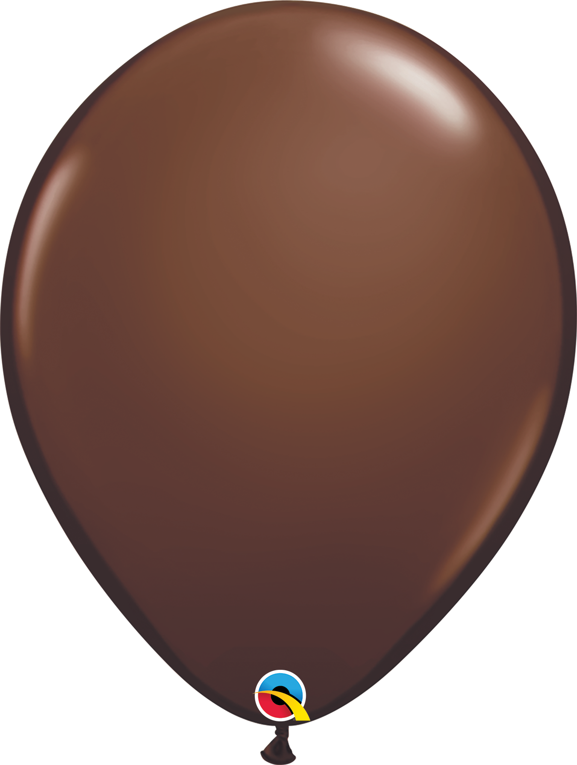 16" Fashion Latex Balloon Chocolate Brown Pkg/50