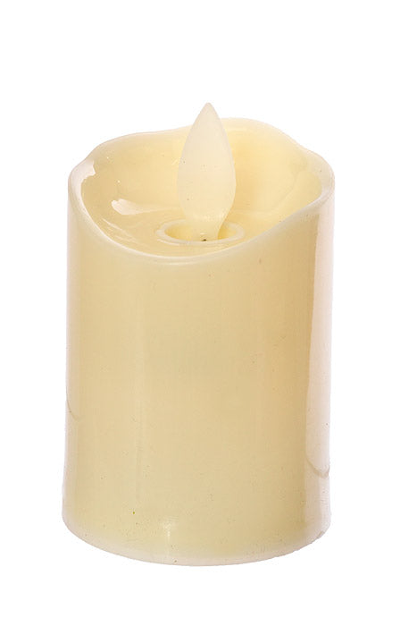 2" X 3" Led Flameless Candle Amber Pkg/12
