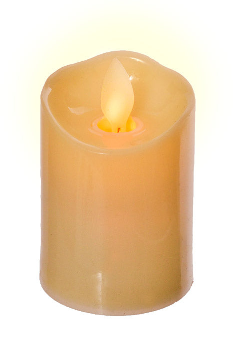 2" X 3" Led Flameless Candle Amber Pkg/12