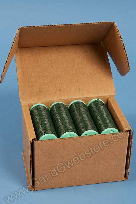 22ga Spooled Wire Roll Green