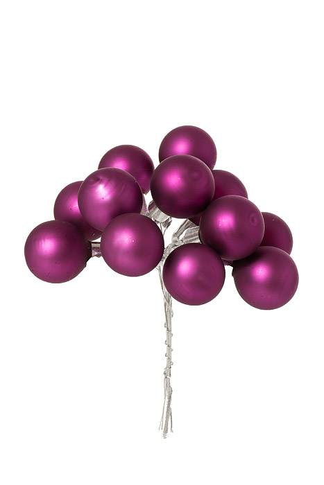 25mm Matte Glass Ball Purple Pkg/144