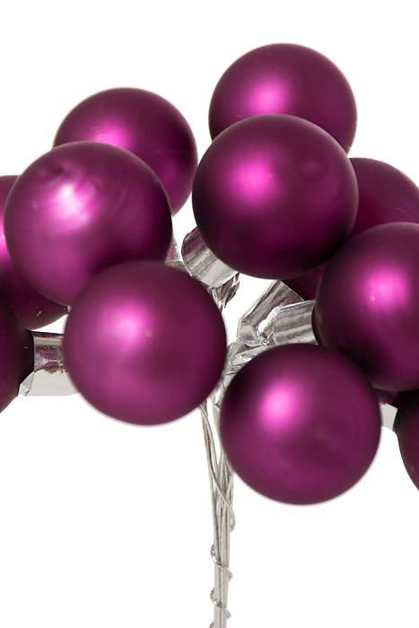 25mm Matte Glass Ball Purple Pkg/144