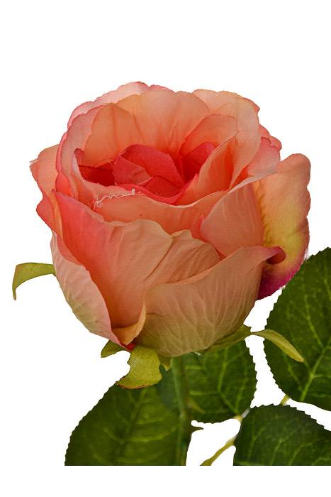 26" Silk Rose Spray Peach