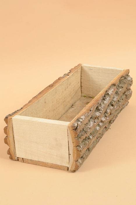 18" X 7.5" Log Box Natural