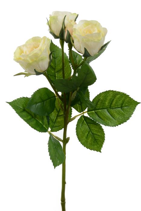 15" Rose Spray Cream/pink