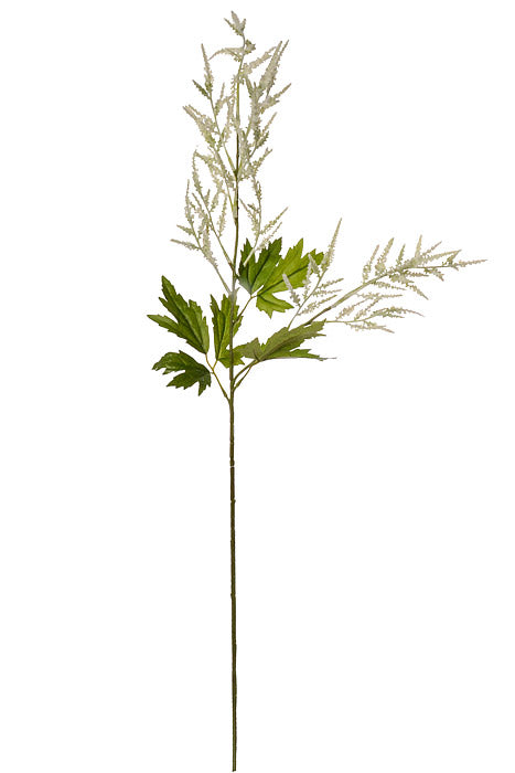 36" Silk Astilbe Spray Cream