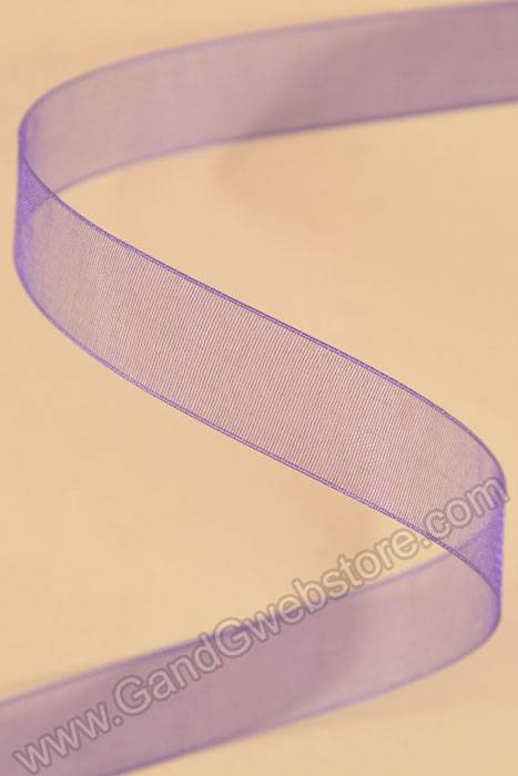 Organdy Ribbon - Purple