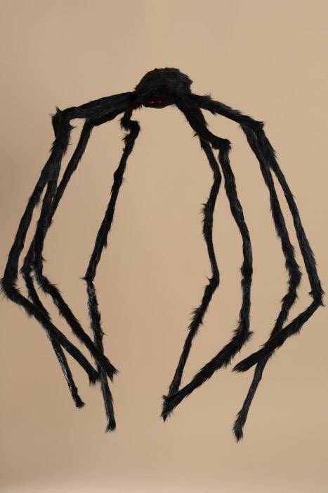 36" Halloween Decorative Spider Black